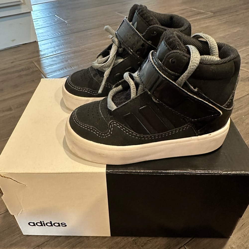 Size 5 Black Adidas Sneakers